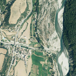 Labuerda map(satellite map)
