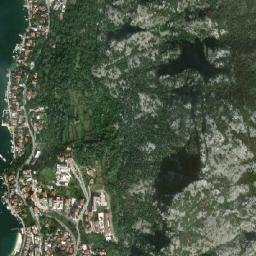 Dobrota map(satellite map)
