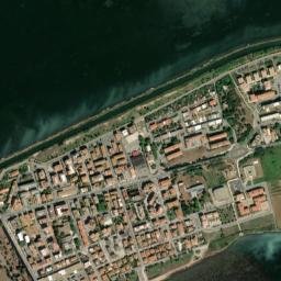 Orbetello map(satellite map)