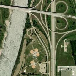 Interstate 129, Sioux City, IA 51111, USA High Resolution Satellite Map
