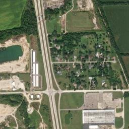 5185-5437 McCurry Rd Roscoe IL High Resolution Satellite Map