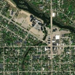 Plainwell map(satellite map)