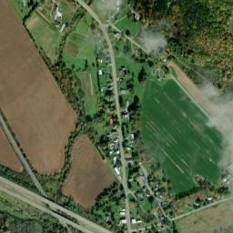 Wallace New York High Resolution Satellite Map