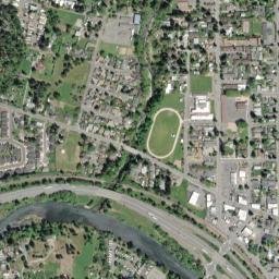 Rogue River map(satellite map)