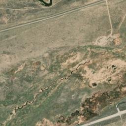 Highway 220, Alcova, WY 82620, USA High Resolution Satellite Map