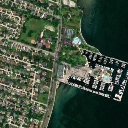 Grosse Pointe Shores map(satellite map)