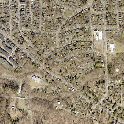 East Ithaca map(satellite map)