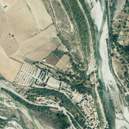 Aínsa map(satellite map)