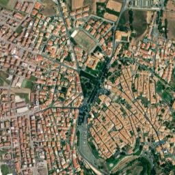 Tuscania map(satellite map)