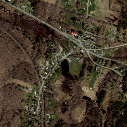 Canaan New York High Resolution Satellite Map