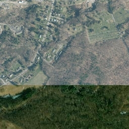 Stamford New York High Resolution Satellite Map