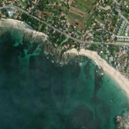 Satellite view of Praia de Areas – Os Mortos