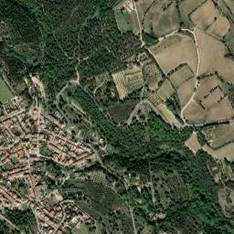 Agullana map(satellite map)