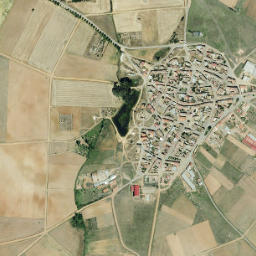 Bercianos del Real Camino map(satellite map)