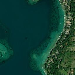 South Gull Lake map(satellite map)
