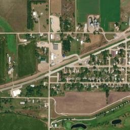 598 West Broadway Street, Randolph, NE High Resolution Satellite Map