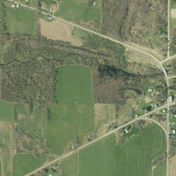 Hamlet New York High Resolution Satellite Map