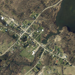 Bradford New York High Resolution Satellite Map