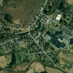 Hobart New York High Resolution Satellite Map