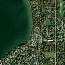 414 East Lake Shore Drive, Round Lake Park High Resolution Satellite Map