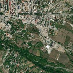 Bajram Curri map(satellite map)
