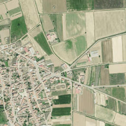 Fresno de la Vega map(satellite map)
