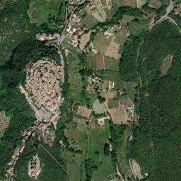 Casperia map(satellite map)