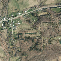 Triangle New York High Resolution Satellite Map