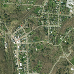 Cattaraugus New York High Resolution Satellite Map