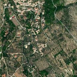 Ofena map(satellite map)