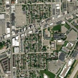 Dearborn map(satellite map)