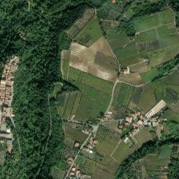 Crecchio map(satellite map)