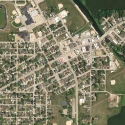 Cascade map(satellite map)