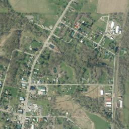 Cherry Creek New York High Resolution Satellite Map