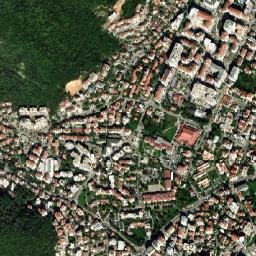 Budva map(satellite map)