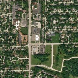 1497 North Alpine Road Rockford IL High Resolution Satellite Map