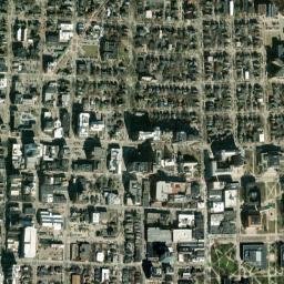 Ann Arbor, Michigan High Resolution Satellite Map