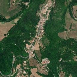 Rocca Sinibalda map(satellite map)