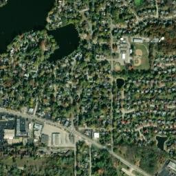 Island Lake map(satellite map)