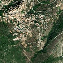 Capestrano map(satellite map)