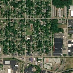 1627 West North Street, Jackson, MI 49202 High Resolution Satellite Map