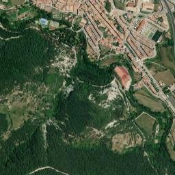 Bagà map(satellite map)