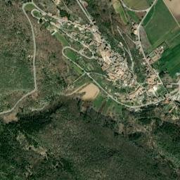 Caporciano map(satellite map)