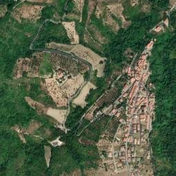 Serramonacesca map(satellite map)