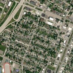 Lincoln Park map(satellite map)