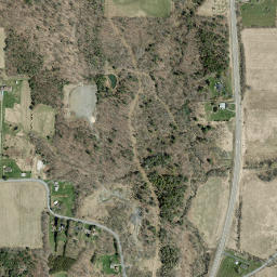 Rush Run New York High Resolution Satellite Map