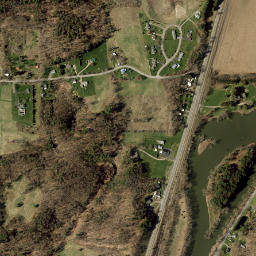 Middle Bridge New York High Resolution Satellite Map