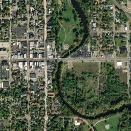 Ypsilanti map(satellite map)