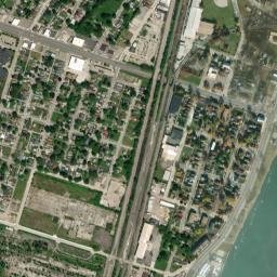 Ecorse map(satellite map)