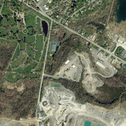 Greenport Center New York High Resolution Satellite Map